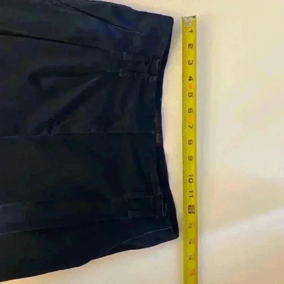 Trussardi Italy Dark Navy Pleated High Waist Women Pants. Italy size 40 (US 4) - Picture 10 of 12